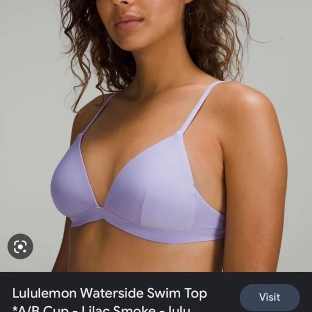 Lululemon Lilac Swim Top size 6
